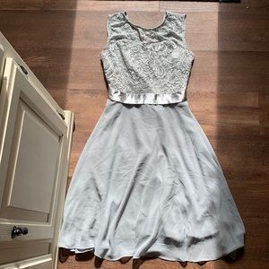 Light gray formal dress